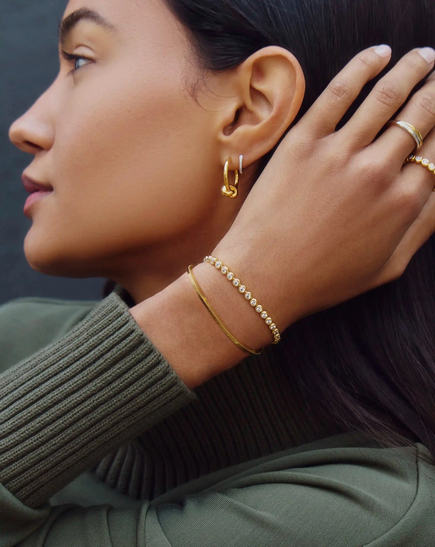 Tennis Round Bracelet | 18ct Gold Vermeil Cubic Zirconia Bracelets Missoma