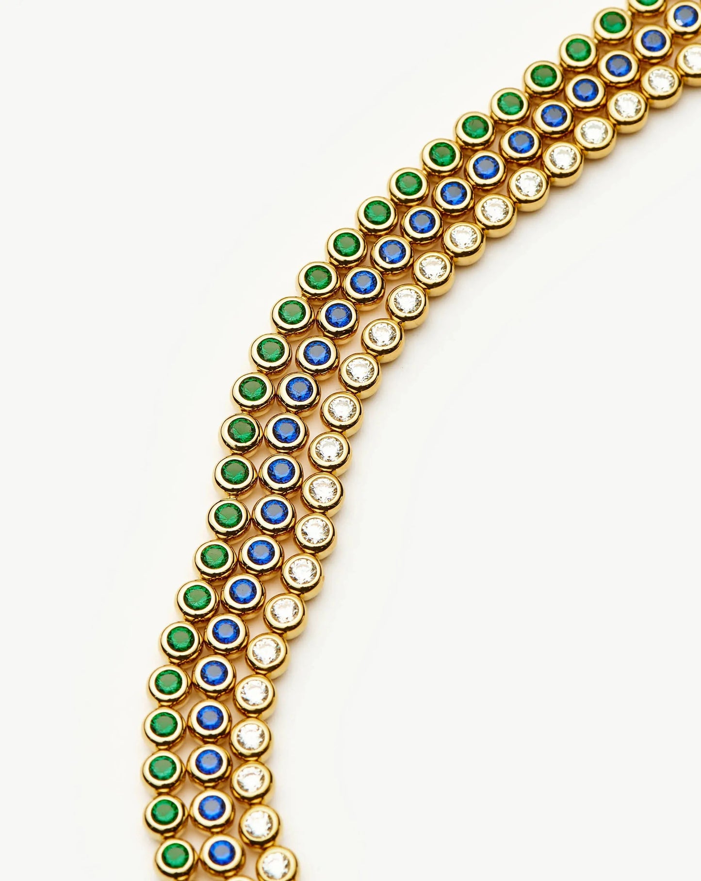 Tennis Round Bracelet | 18ct Gold Vermeil Cubic Zirconia Bracelets Missoma