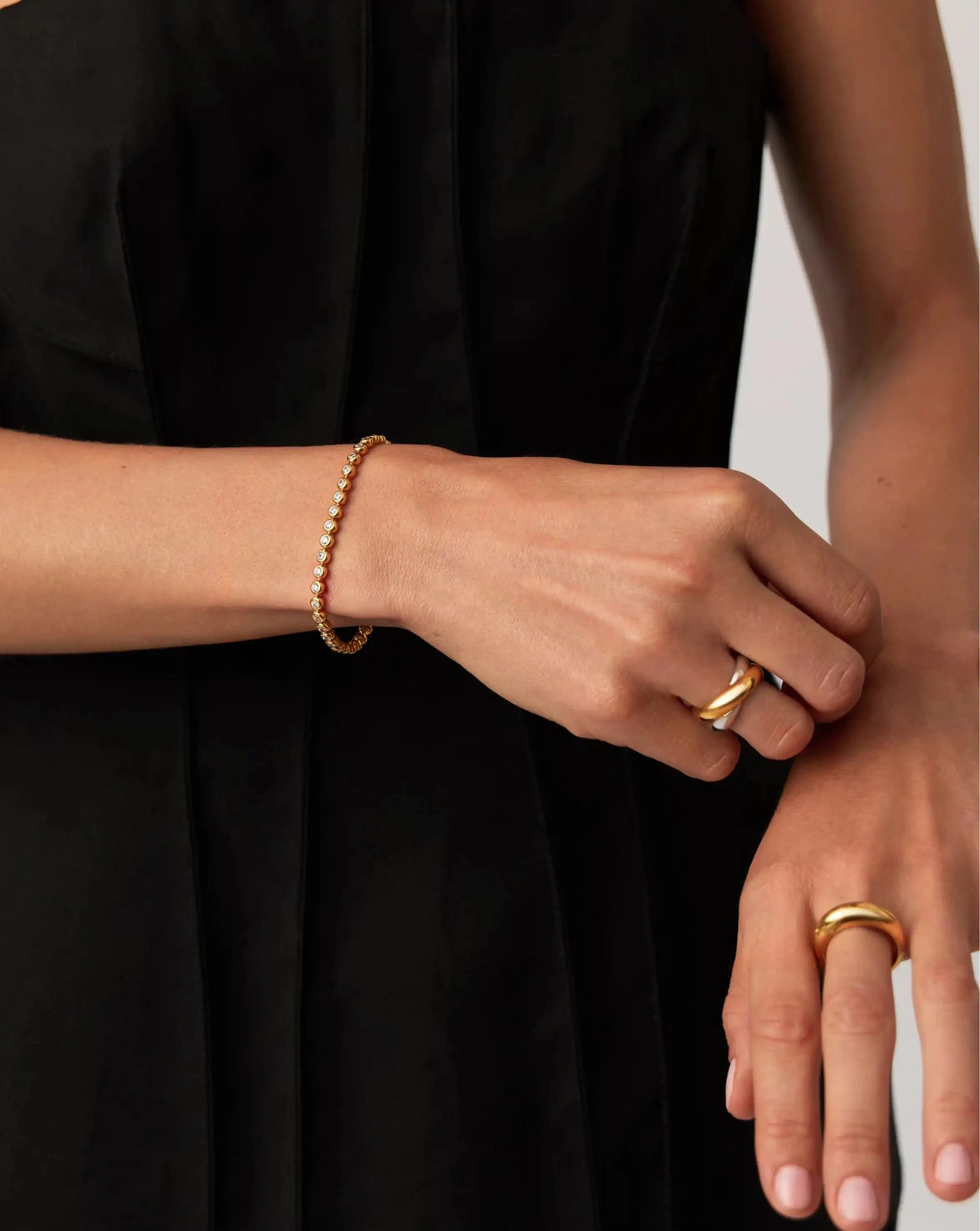 Tennis Round Bracelet | 18ct Gold Vermeil Cubic Zirconia Bracelets Missoma