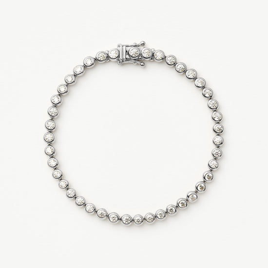 Tennis Round Bracelet | Sterling Silver Cubic Zirconia Bracelets Missoma