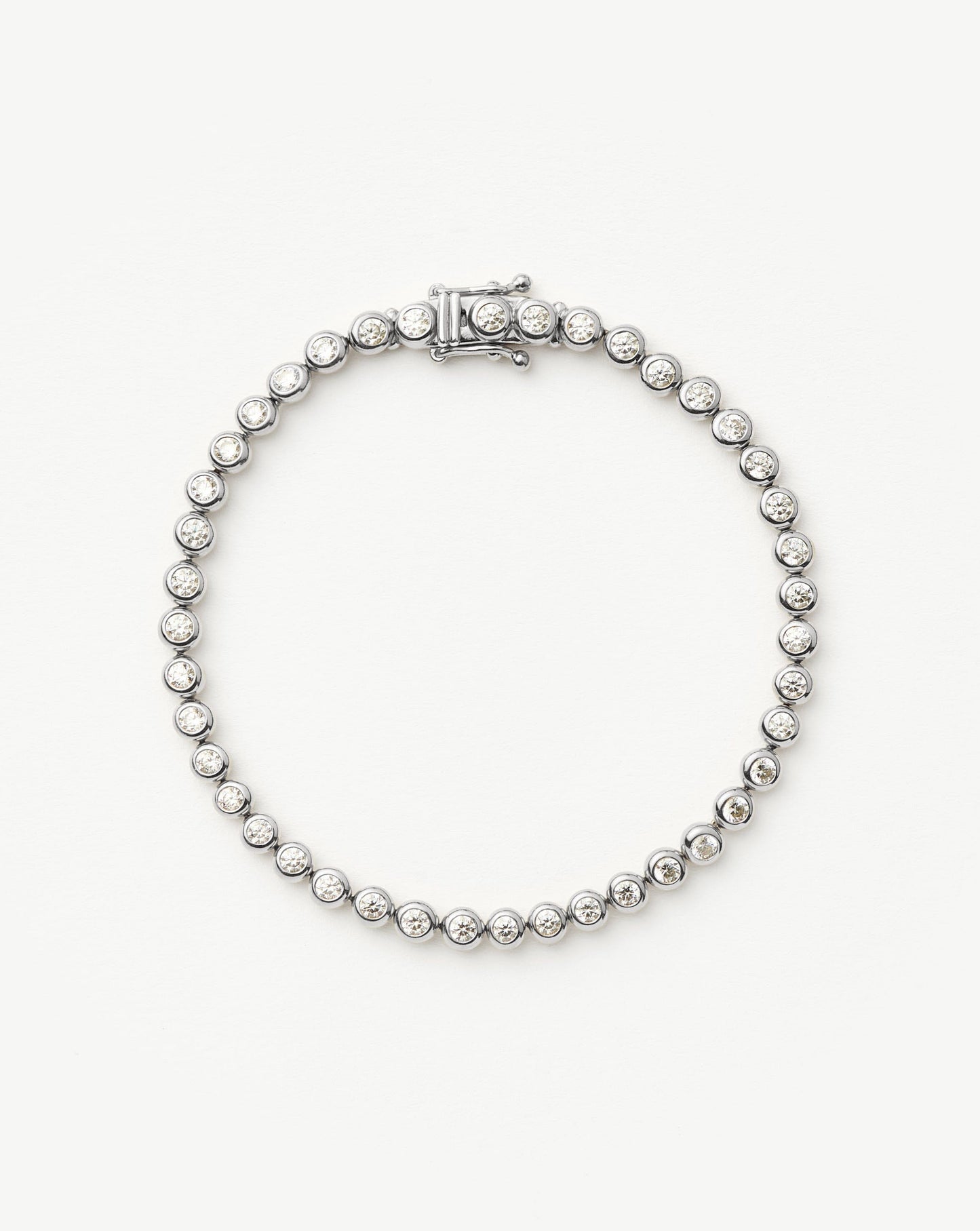 Tennis Round Bracelet | Sterling Silver Cubic Zirconia Bracelets Missoma