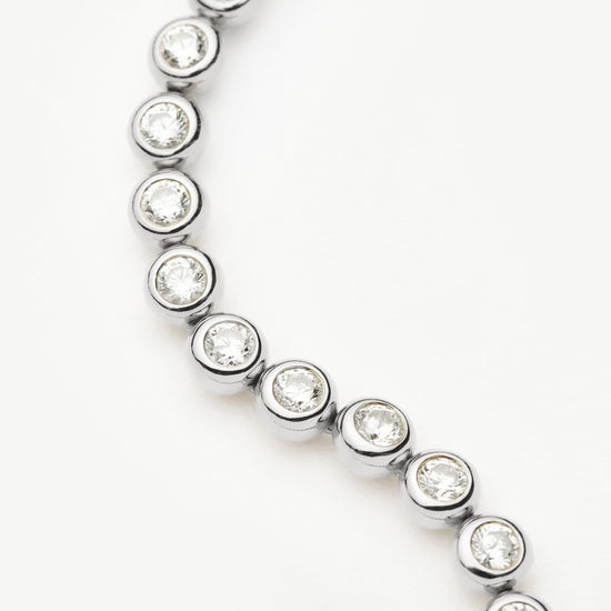 Tennis Round Bracelet | Sterling Silver Cubic Zirconia Bracelets Missoma