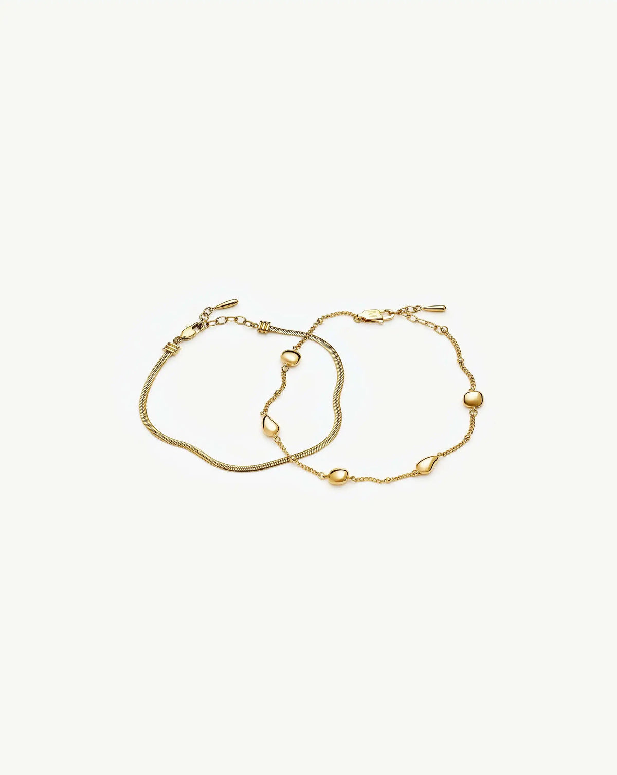 The Add Some Shine Bracelet Set | 18ct Gold Plated Bracelet Sets Missoma