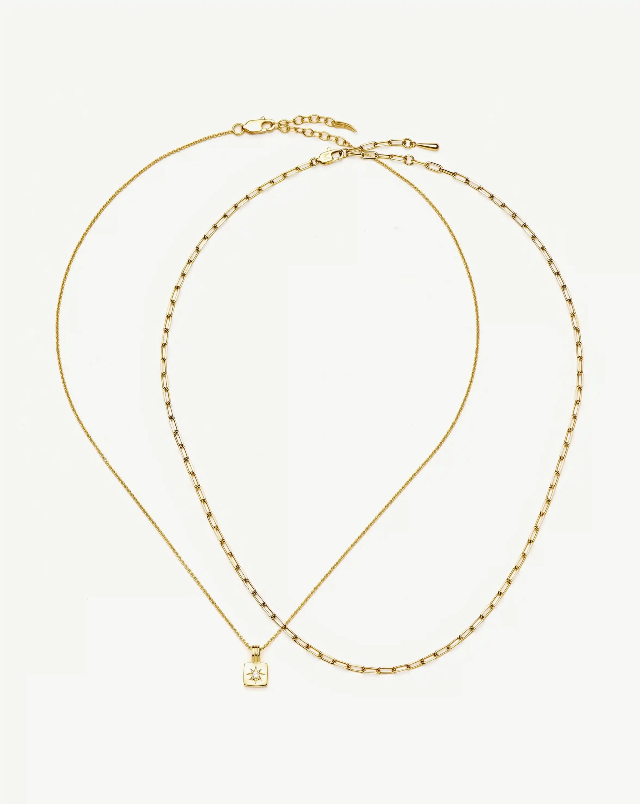 The Effortless Necklace Set | 18ct Gold Plated Necklaces Missoma