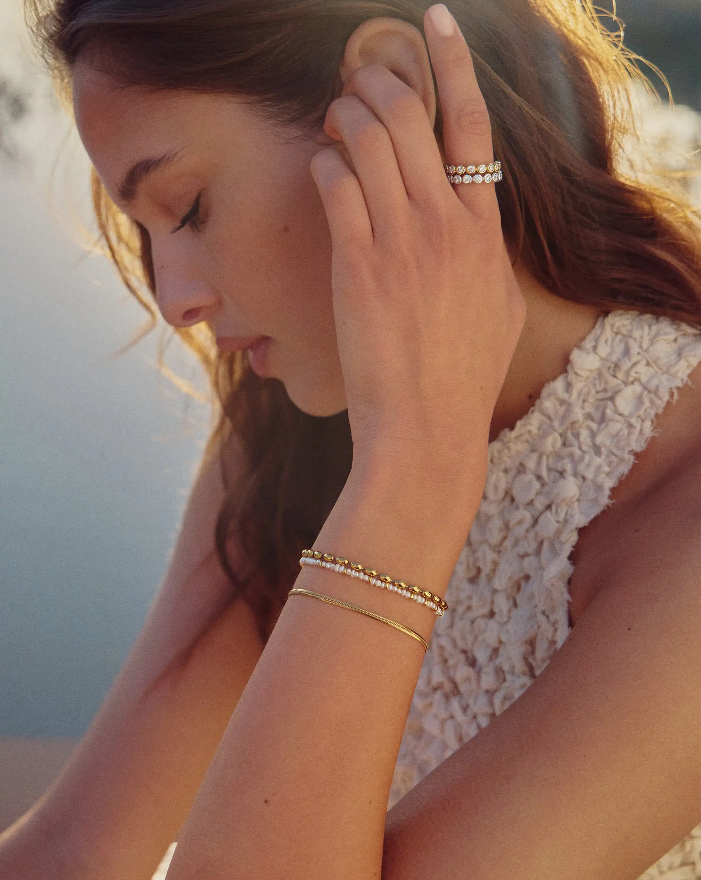 The Eternity Ring Set | 18ct Gold Vermeil/Sterling Silver/Cubic Zirconia Rings Missoma