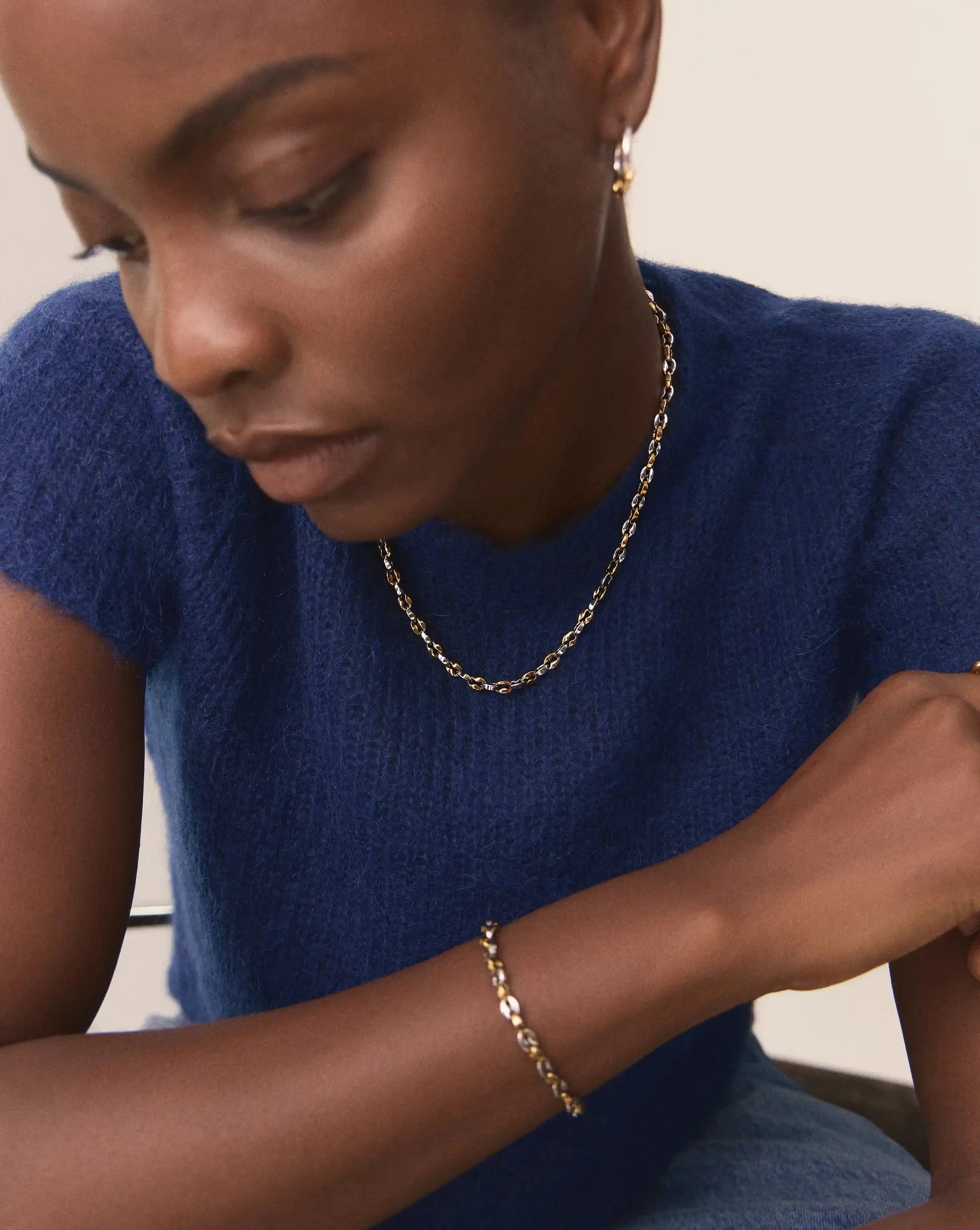 The Mixed Metal Chain Set | Mixed Metal Necklace Sets Missoma