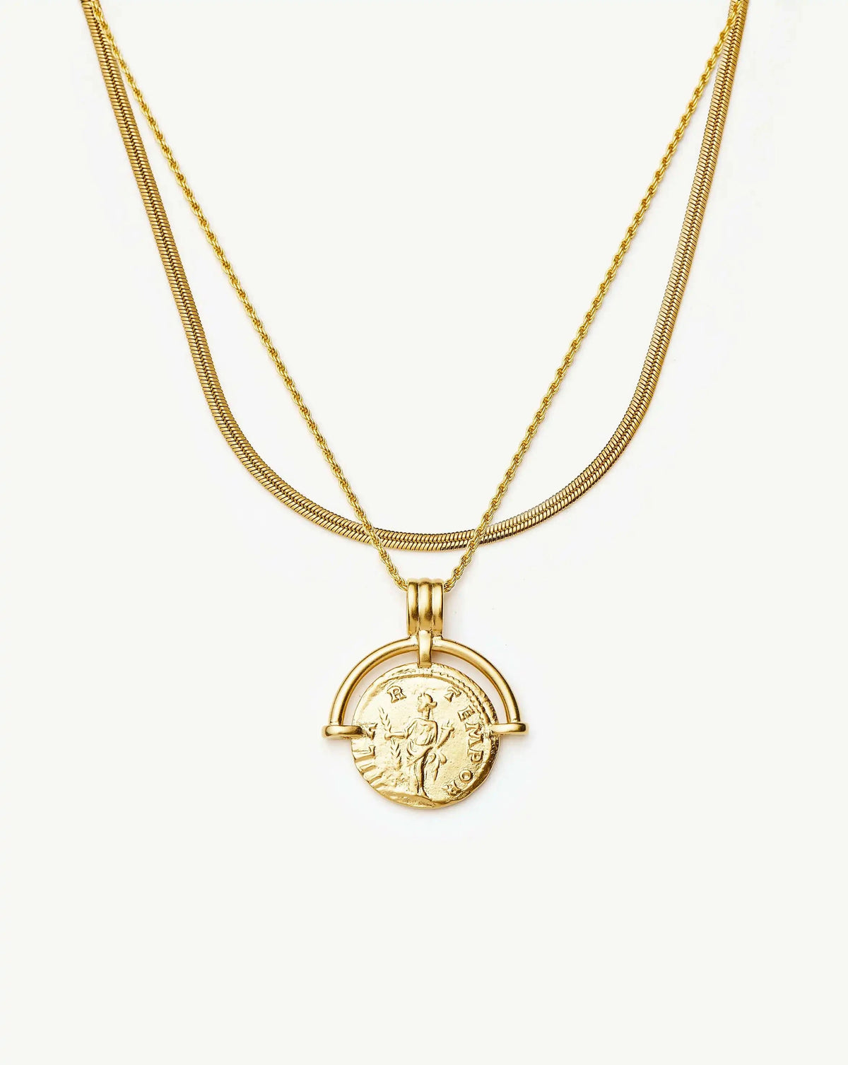 The Roman Arc Everyday Necklace Set | 18ct Gold Plated Necklace Sets Missoma