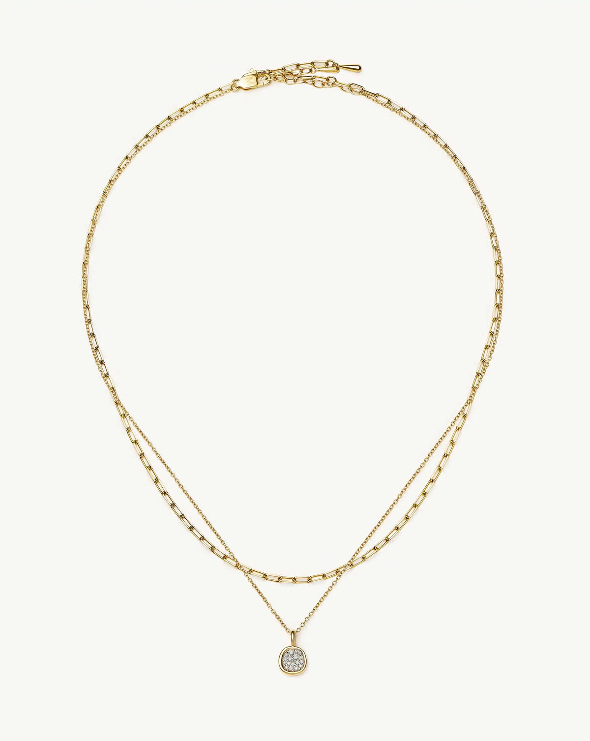 The Treat Yourself Necklace Set | 18ct Gold Plated/Cubic Zirconia Necklace Sets Missoma