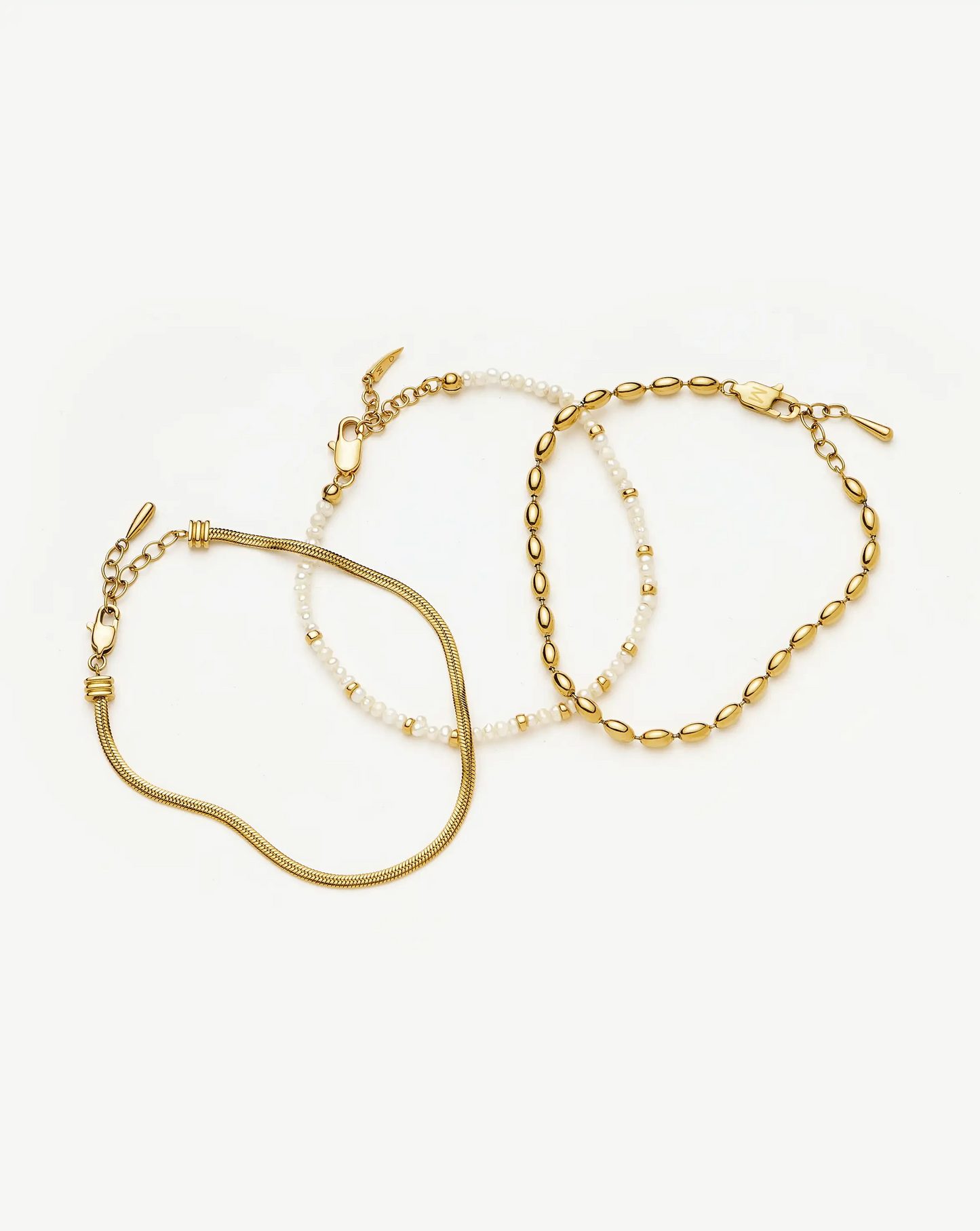 The Ultimate Bracelet Set | 18ct Gold Plated Bracelets Missoma