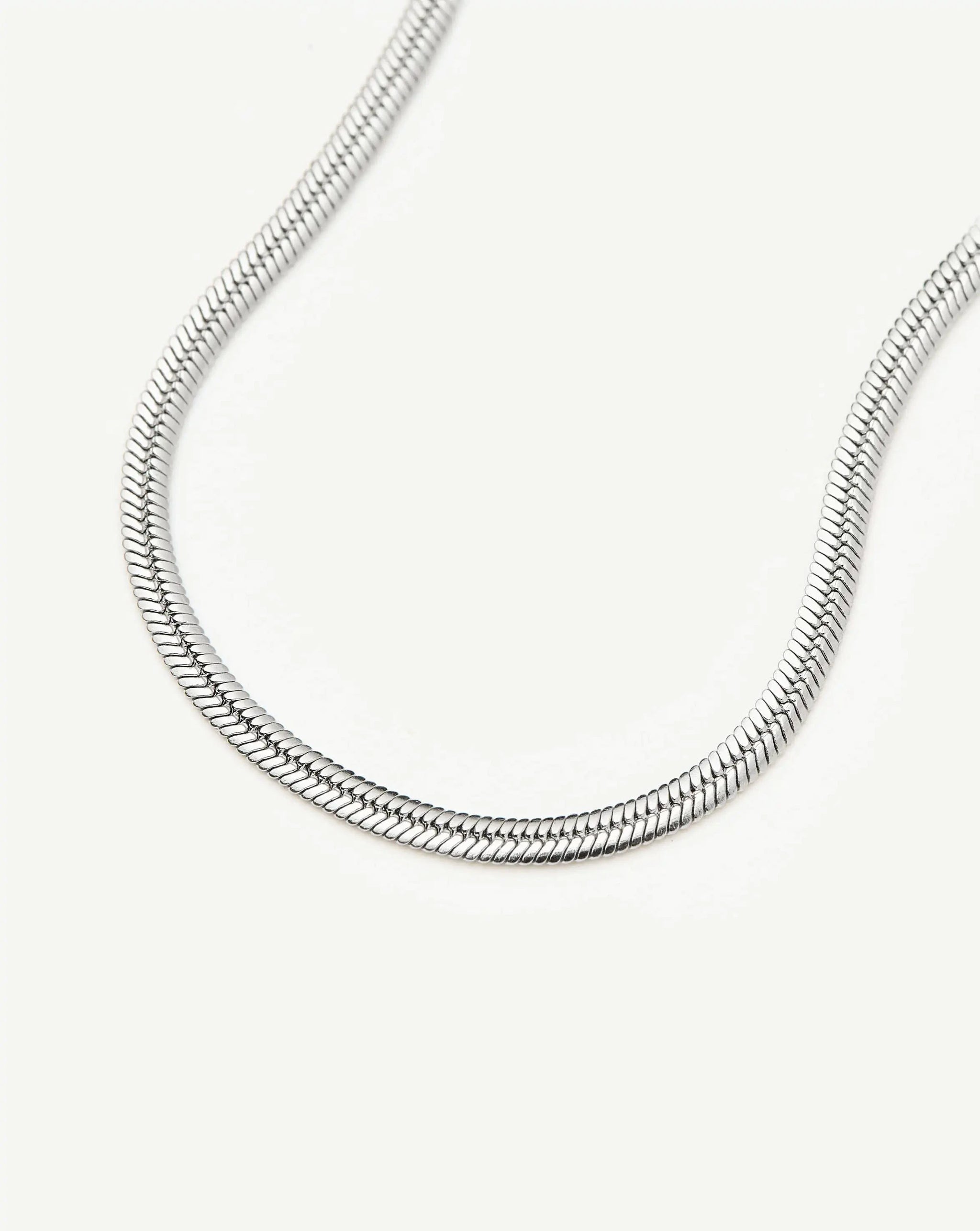 Thin Snake Chain Bracelet | Platinum Plated Bracelets Missoma