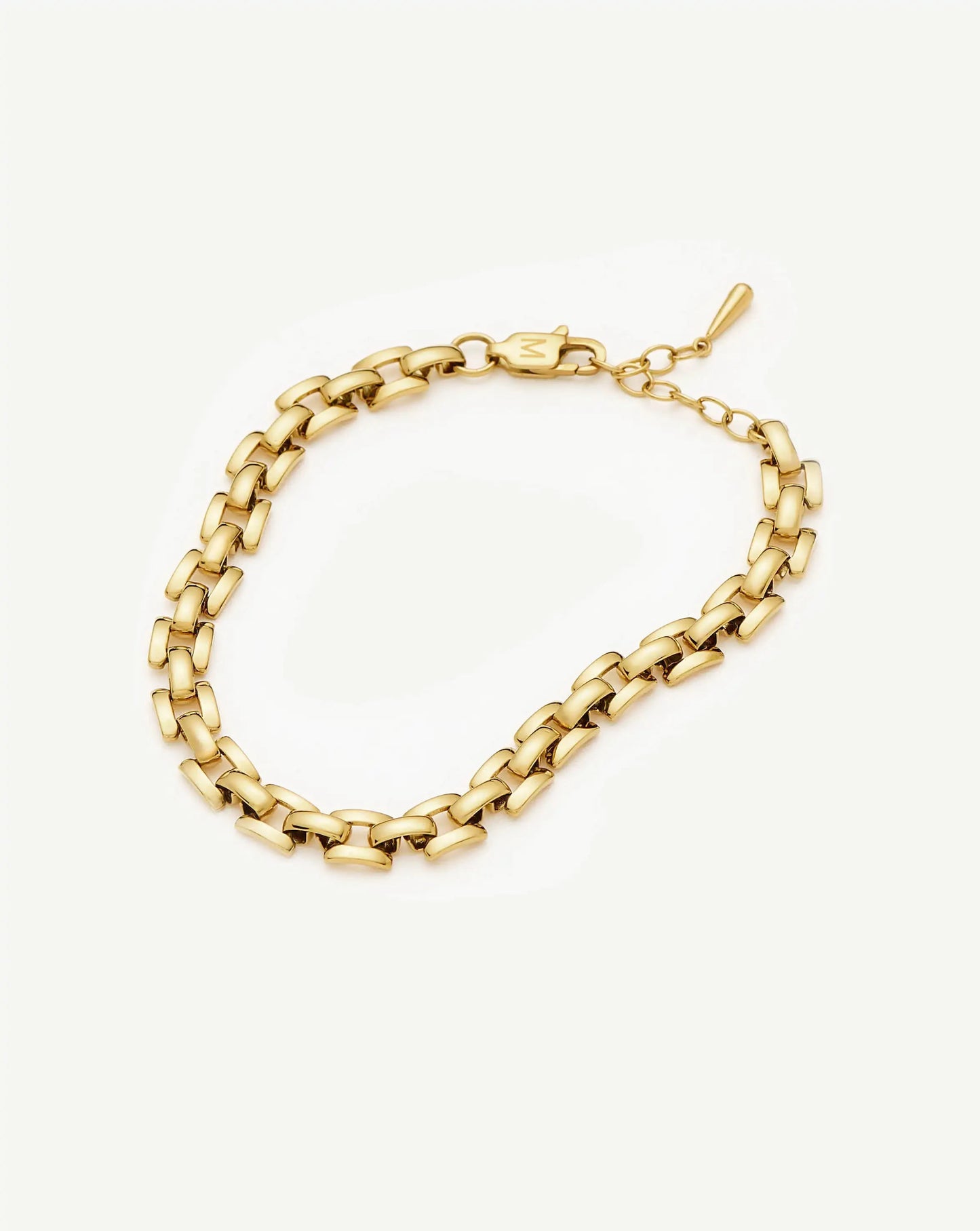 Timepiece Link Chain Bracelet | 18ct Gold Plated Bracelets Missoma