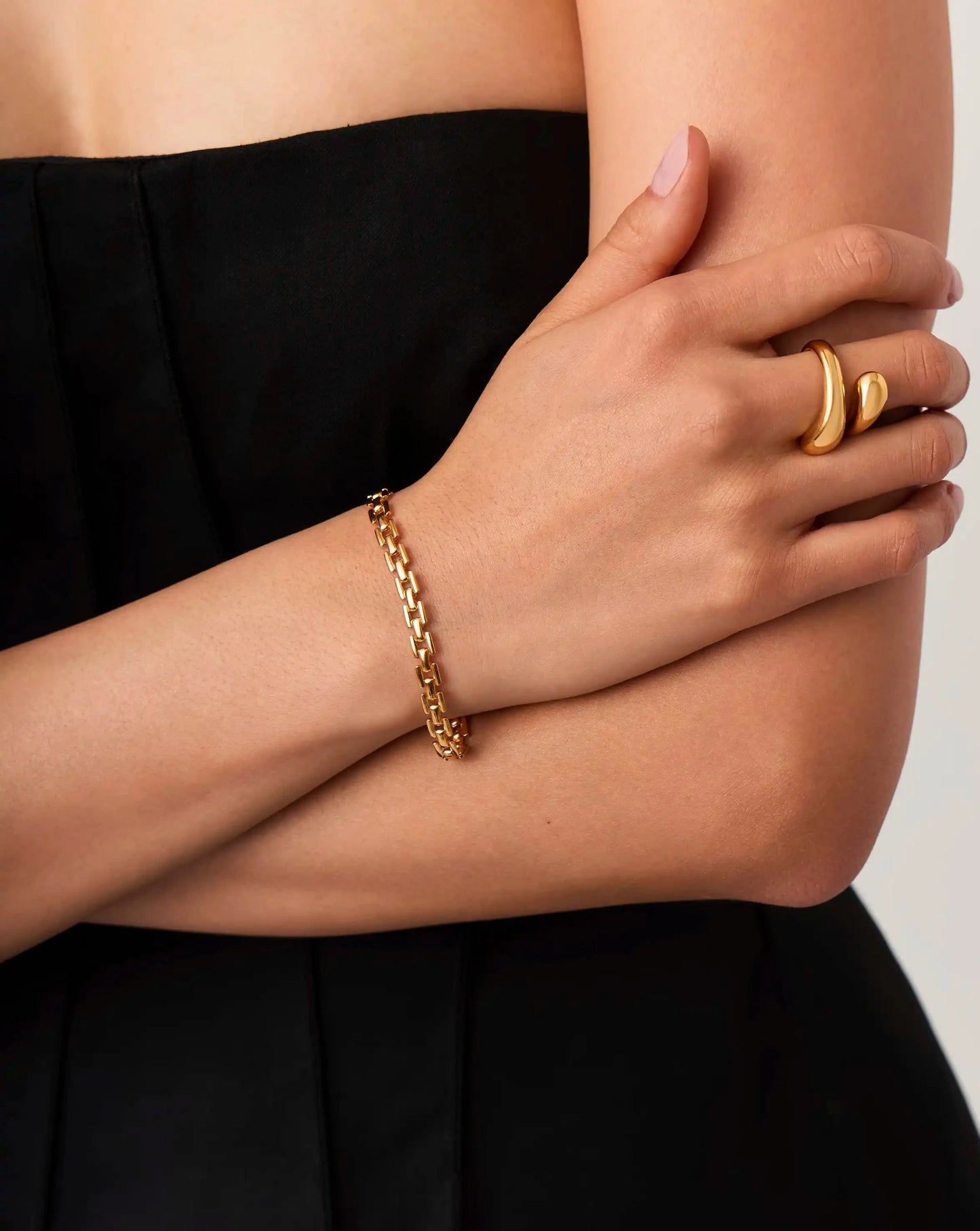 Timepiece Link Chain Bracelet | 18ct Gold Plated Bracelets Missoma