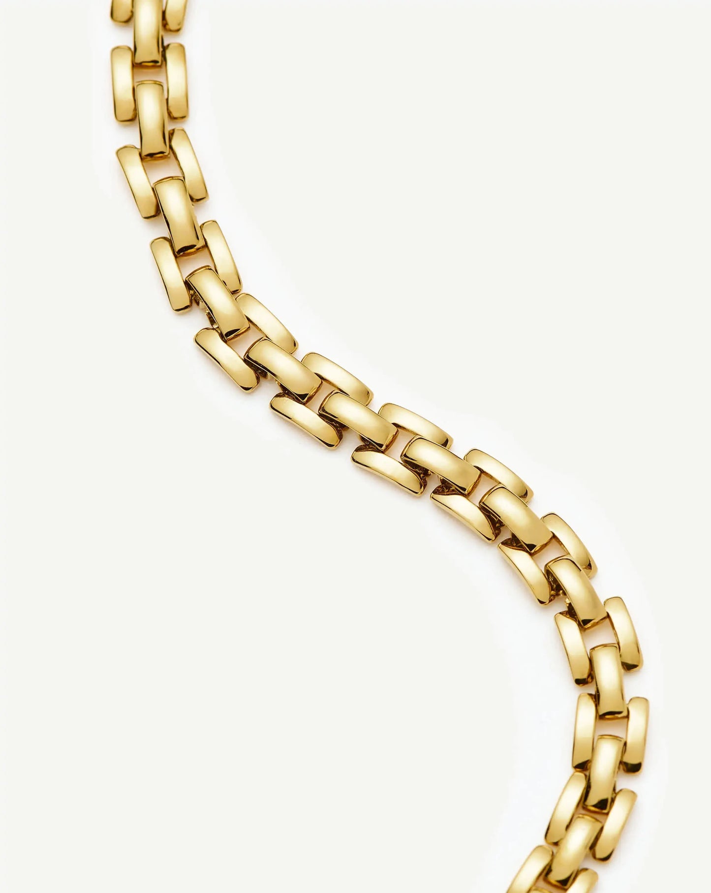 Timepiece Link Chain Bracelet | 18ct Gold Plated Bracelets Missoma