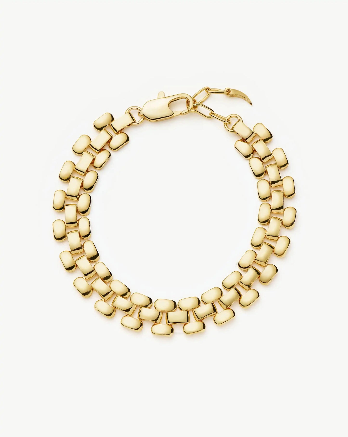 Timepiece Wide Chain Bracelet | 18ct Gold Plated Bracelets Missoma