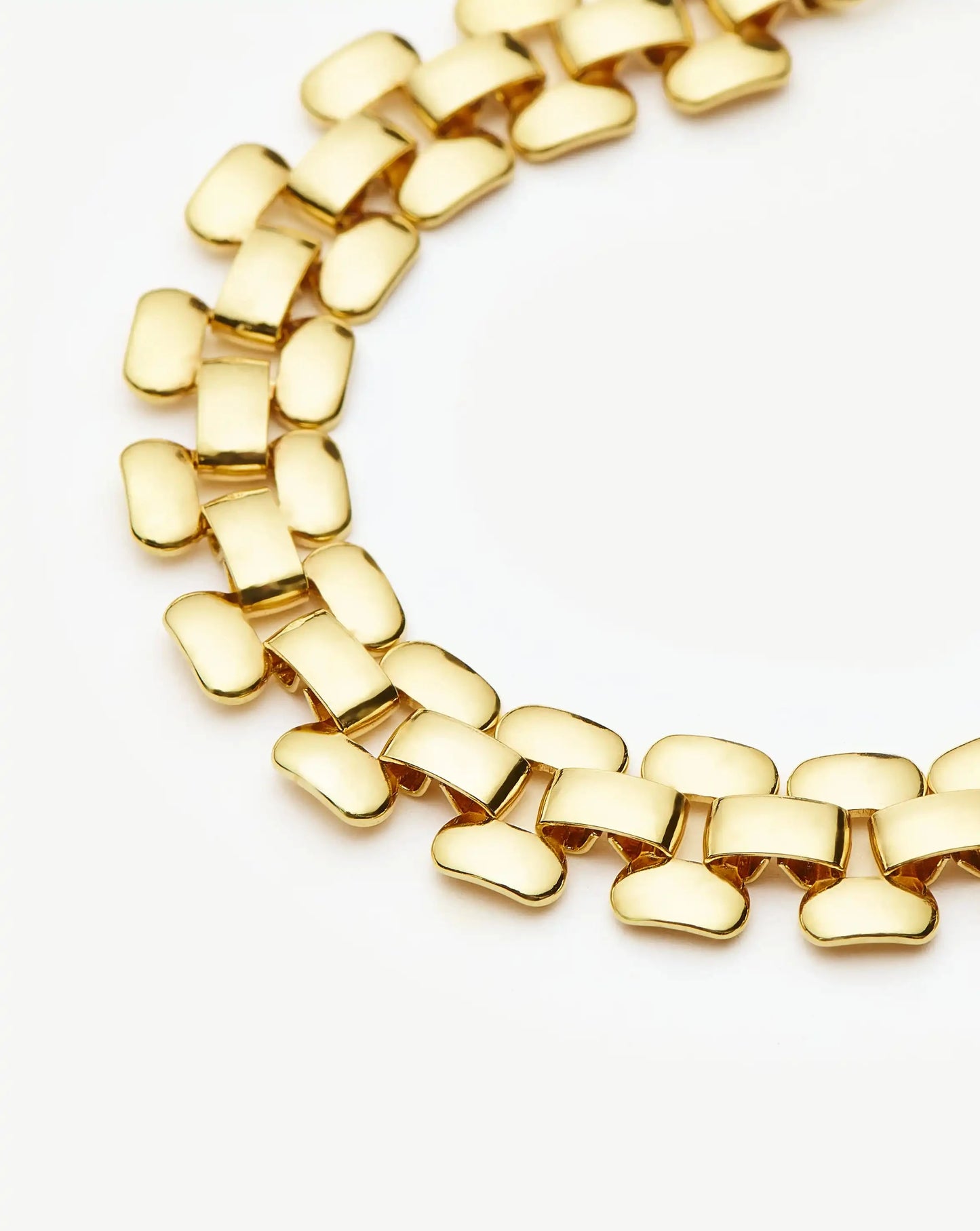 Timepiece Wide Chain Bracelet | 18ct Gold Plated Bracelets Missoma