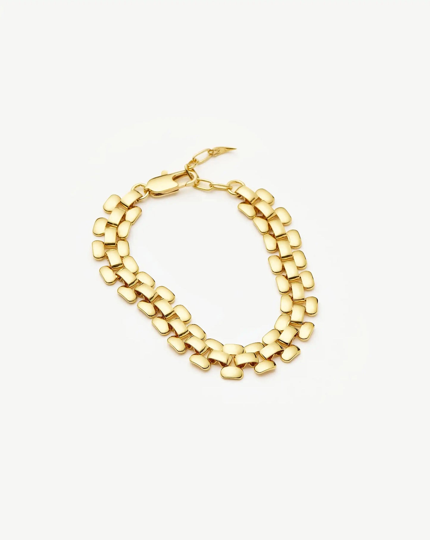 Timepiece Wide Chain Bracelet | 18ct Gold Plated Bracelets Missoma