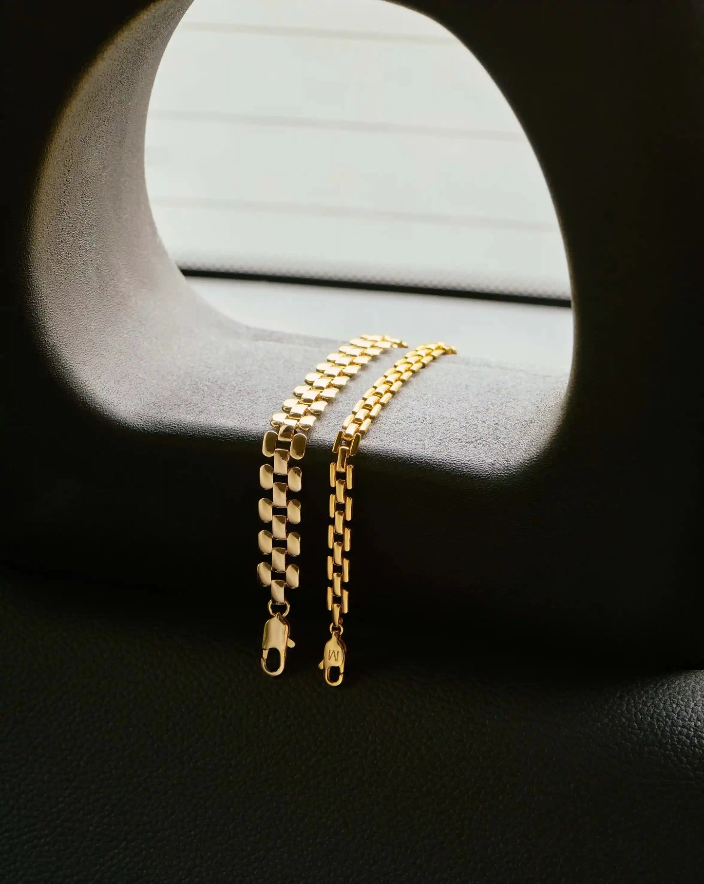 Timepiece Wide Chain Bracelet | 18ct Gold Plated Bracelets Missoma