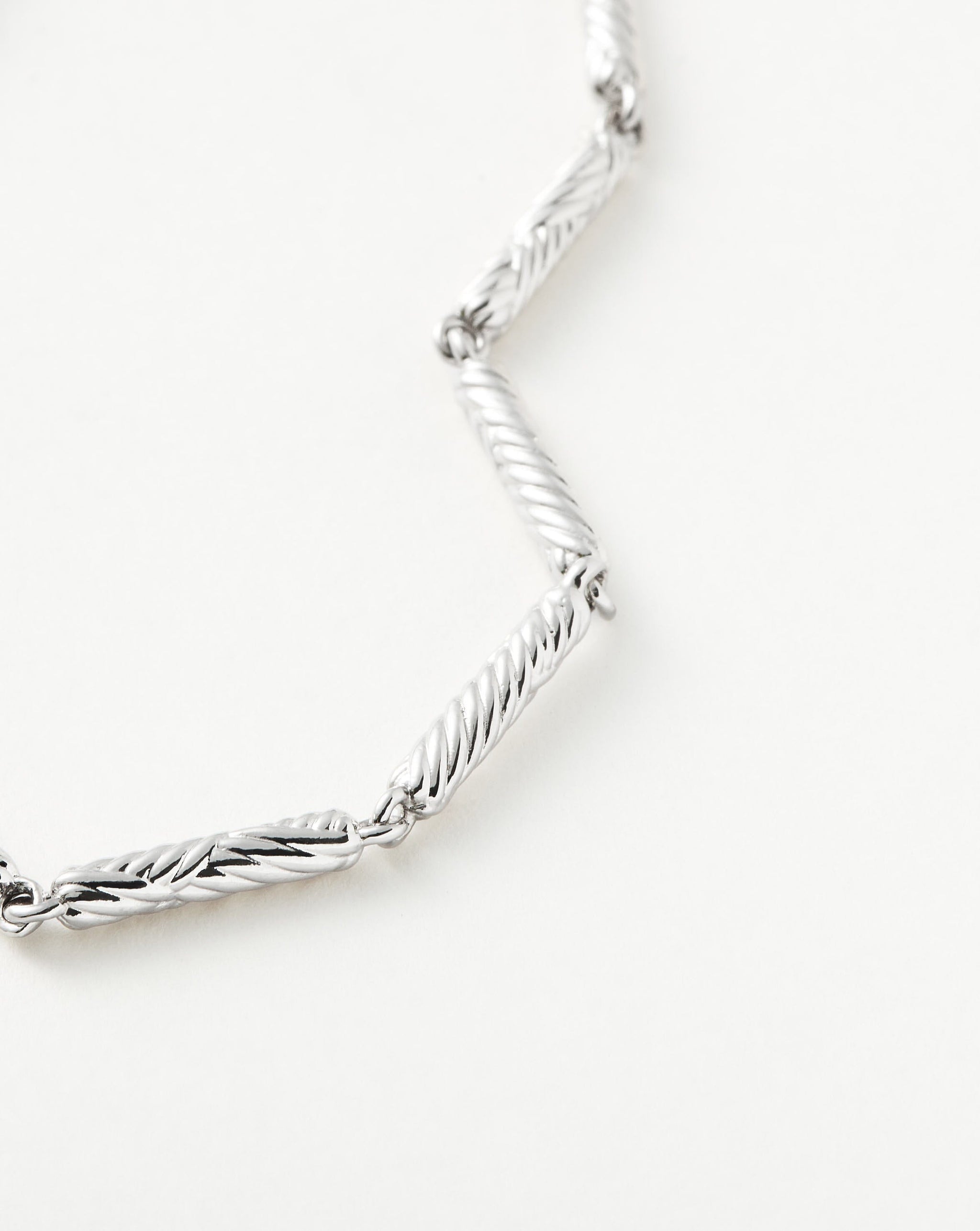 Wavy Ridge Chain Bracelet Bracelets Missoma