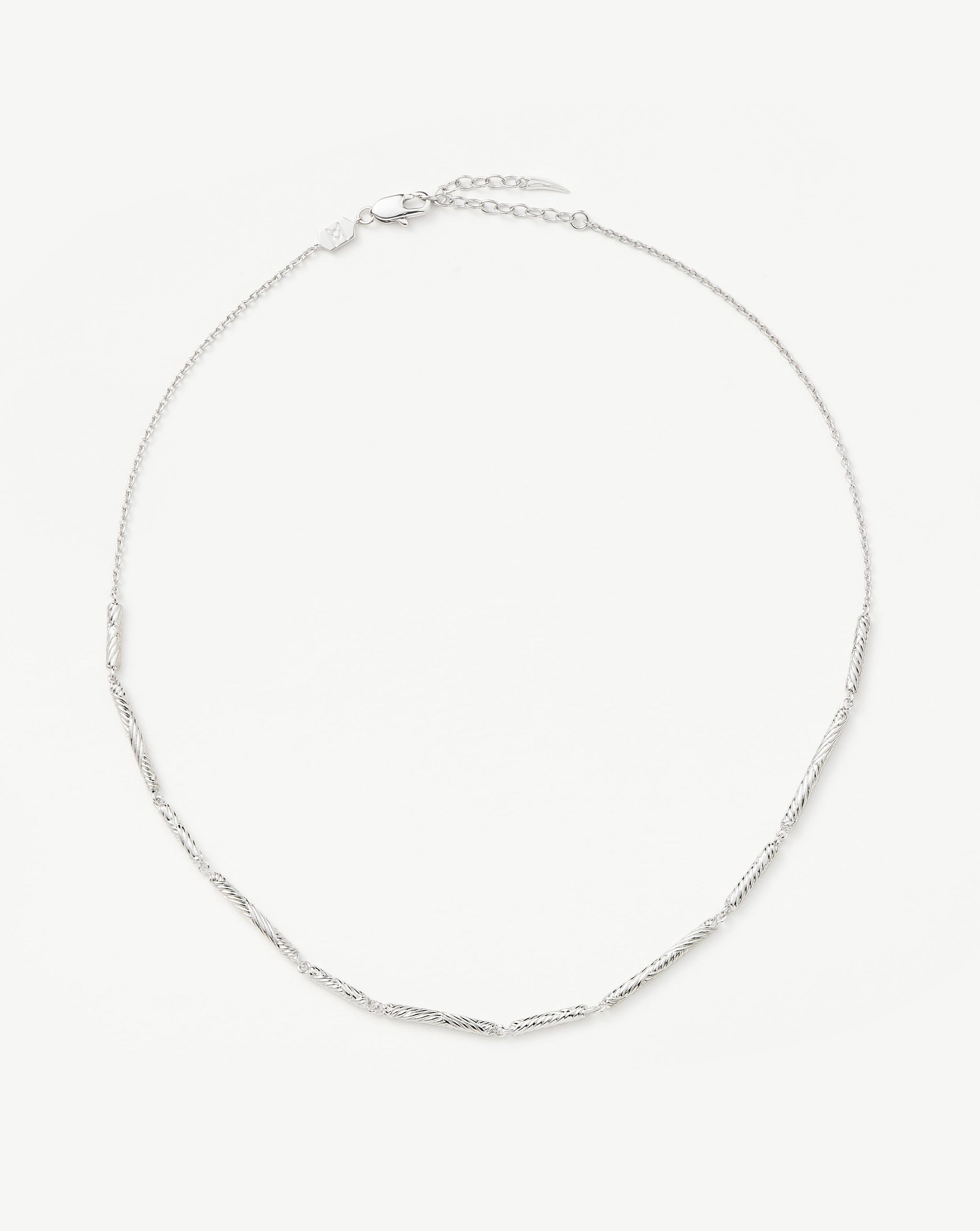 Wavy Ridge Chain Choker Necklaces Missoma