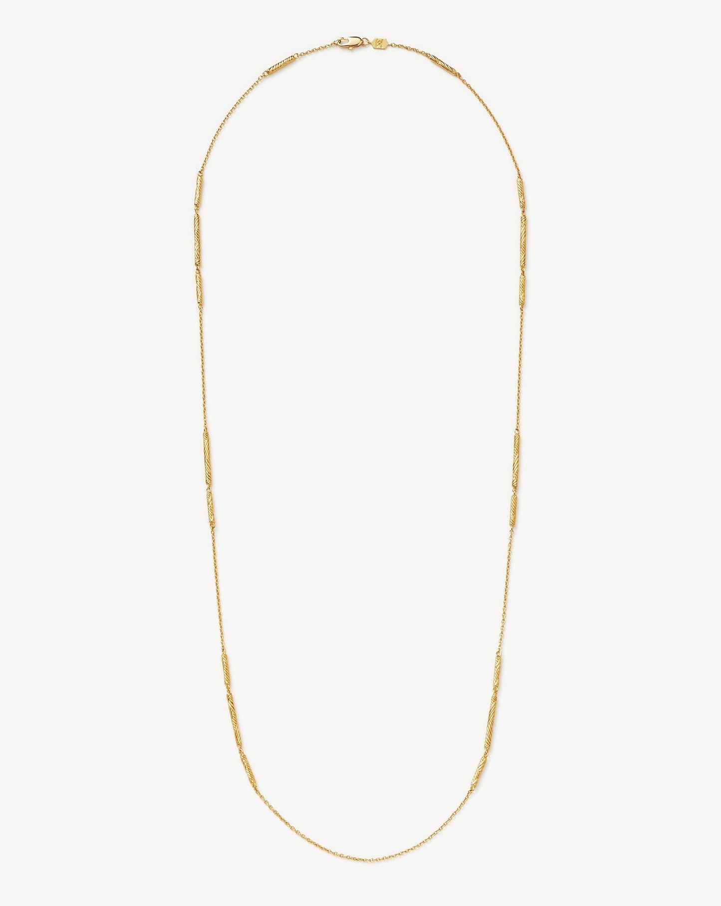 Wavy Ridge Extra Long Chain Necklace Necklaces Missoma