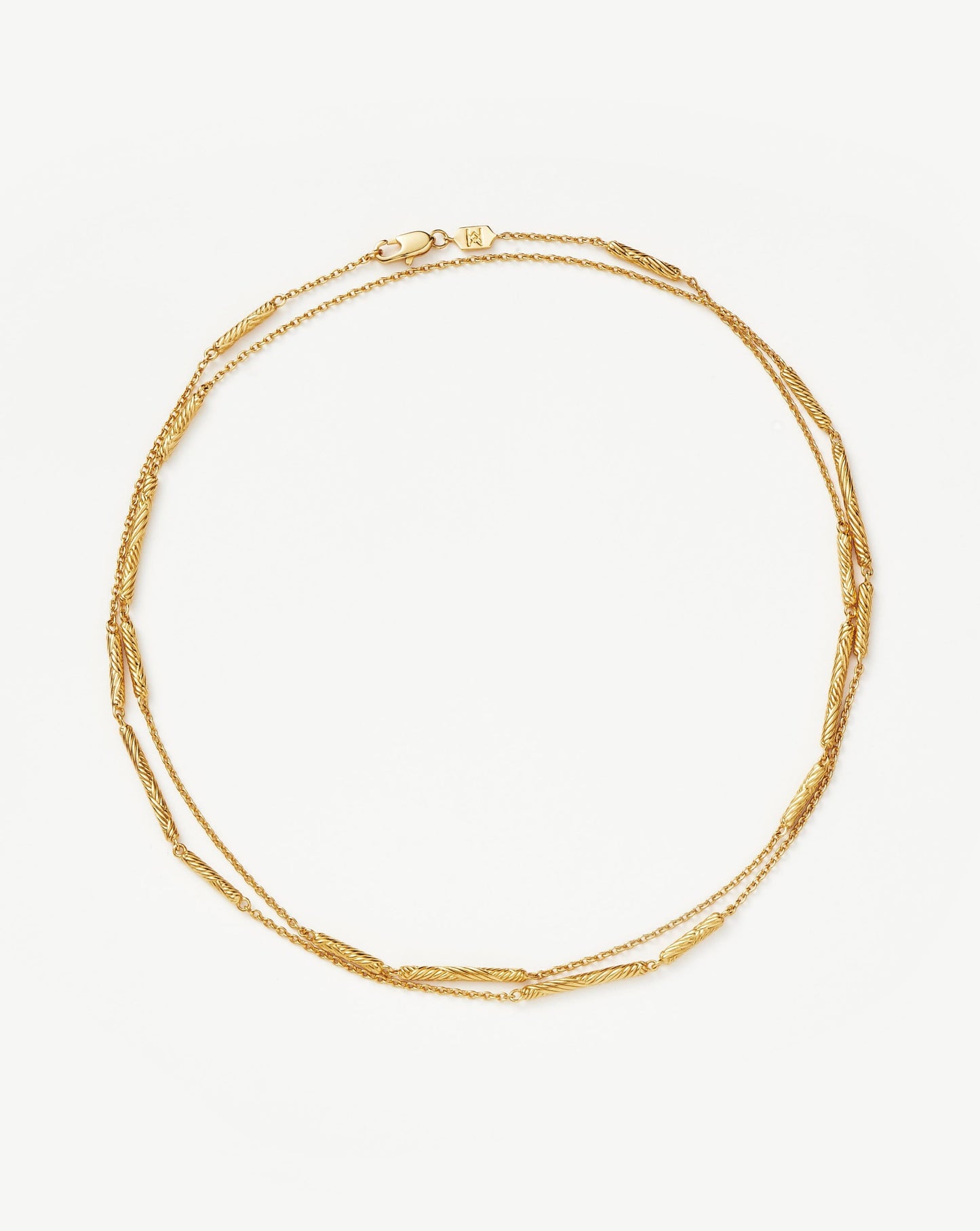 Wavy Ridge Extra Long Chain Necklace Necklaces Missoma