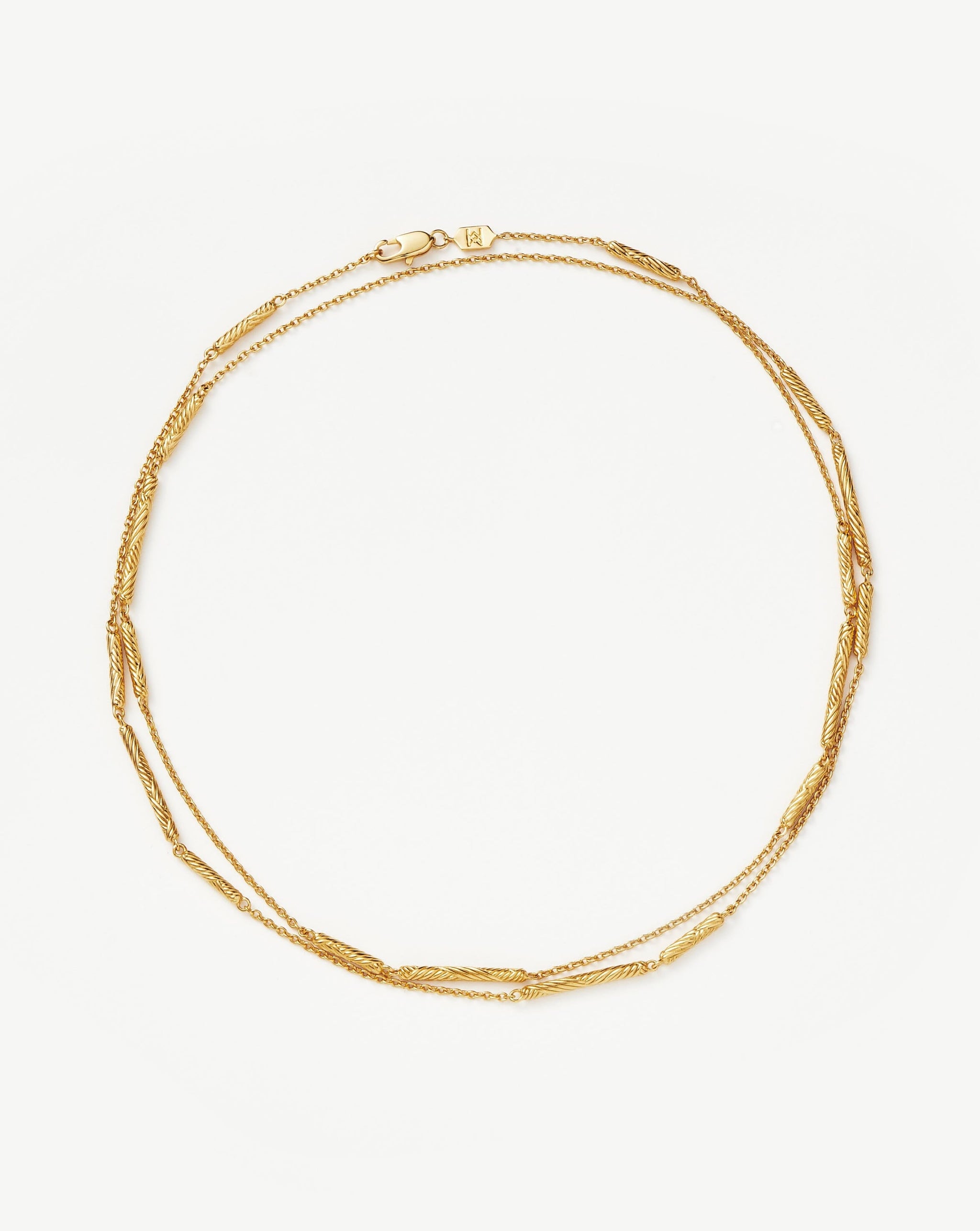Wavy Ridge Extra Long Chain Necklace Necklaces Missoma