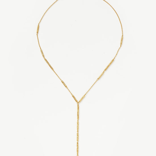 Wavy Ridge Lariat Chain Necklace Necklaces Missoma