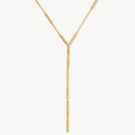 Wavy Ridge Lariat Chain Necklace Necklaces Missoma
