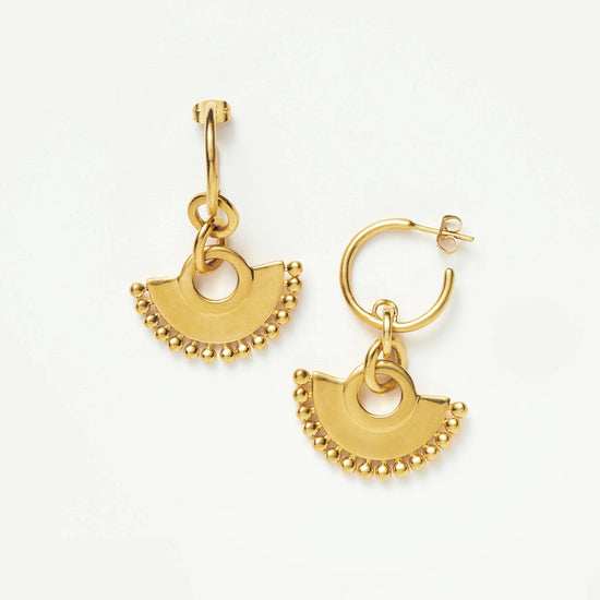 Zenyu Fan Chandelier Hoop Earrings Earrings Missoma