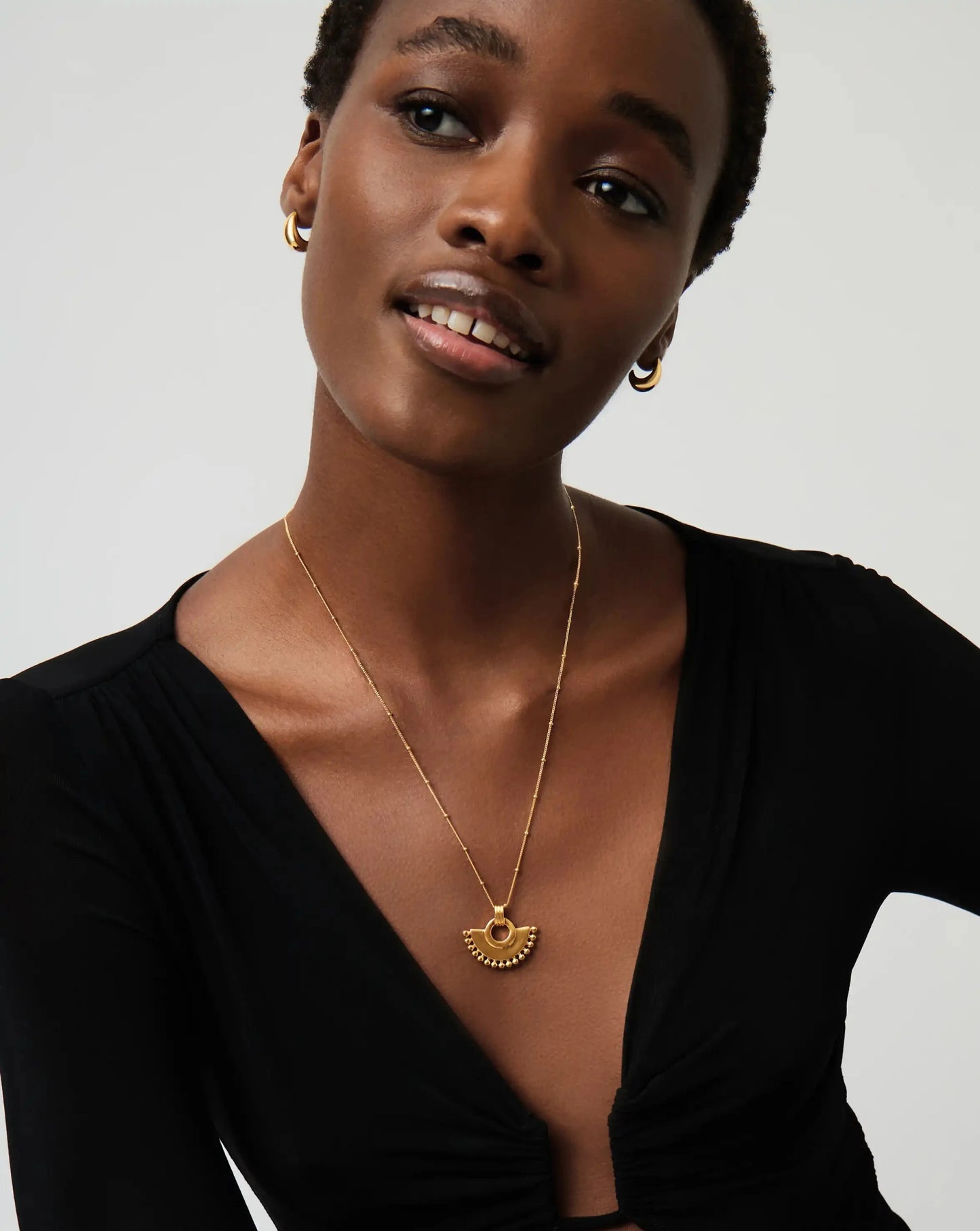 Zenyu Fan Necklace | 18ct Gold Plated Necklaces Missoma