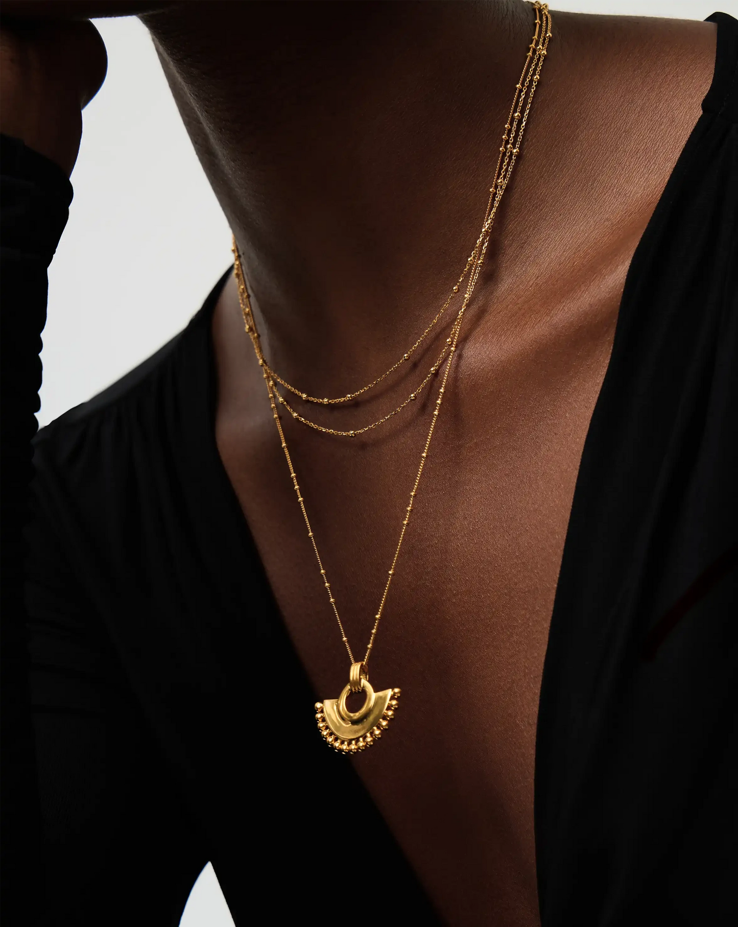 Zenyu Fan Necklace | 18ct Gold Plated Necklaces Missoma