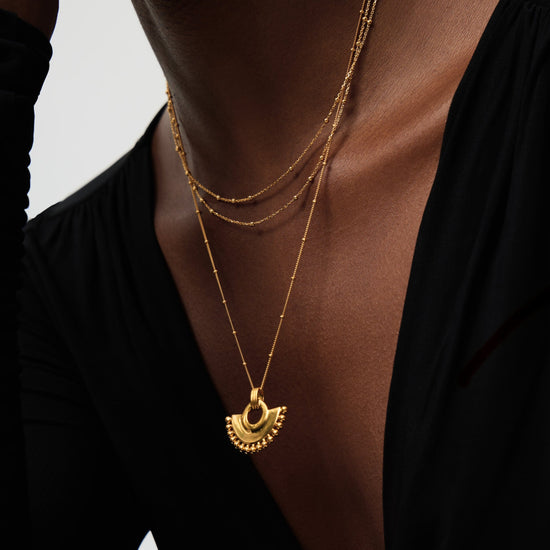 Zenyu Fan Necklace | 18ct Gold Plated Necklaces Missoma