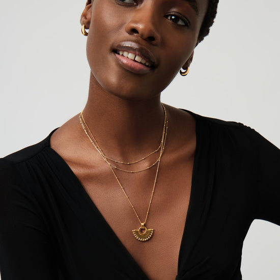 Zenyu Fan Necklace | 18ct Gold Plated Necklaces Missoma