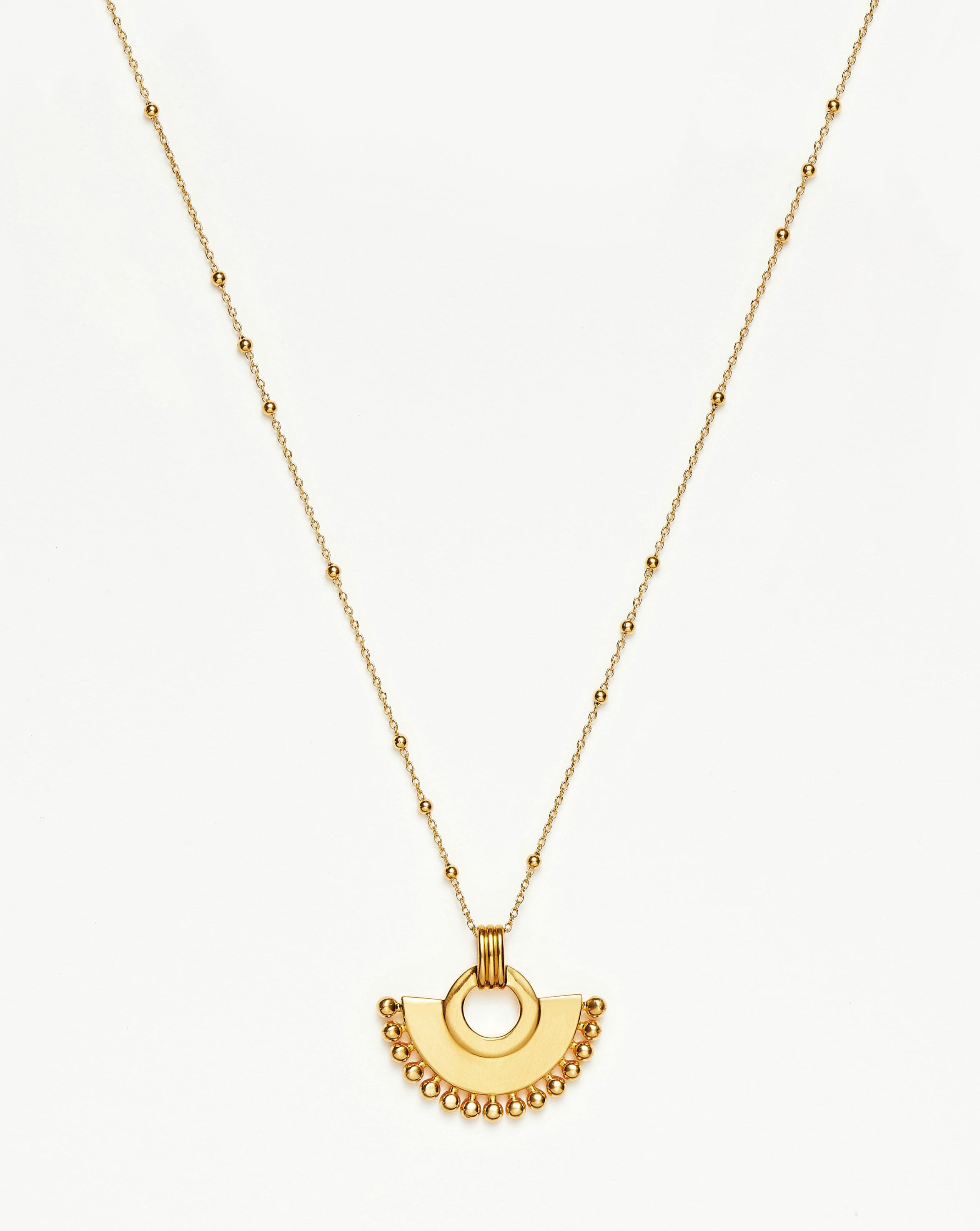 Tarot Moon Pendant Necklace in Gold – Designer Boutique International