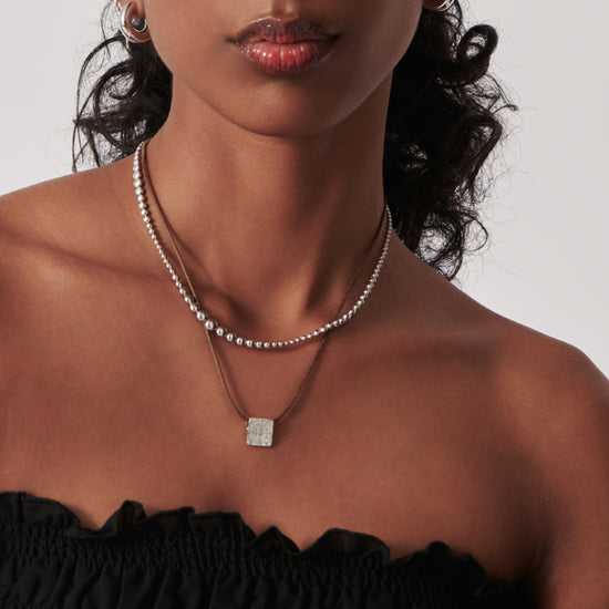Articulated Beaded Choker | Sterling Silver Necklaces Missoma