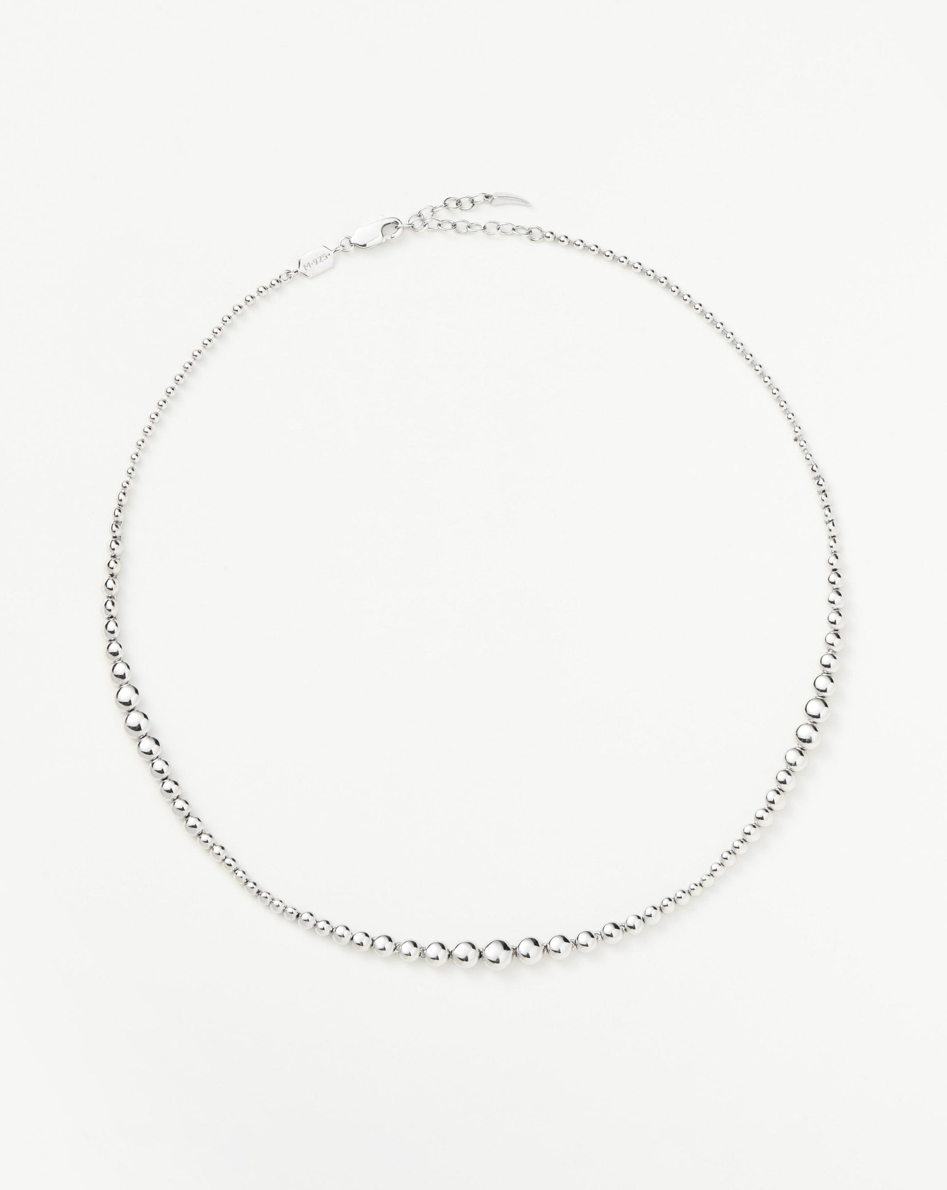 Articulated Beaded Choker | Sterling Silver Necklaces Missoma