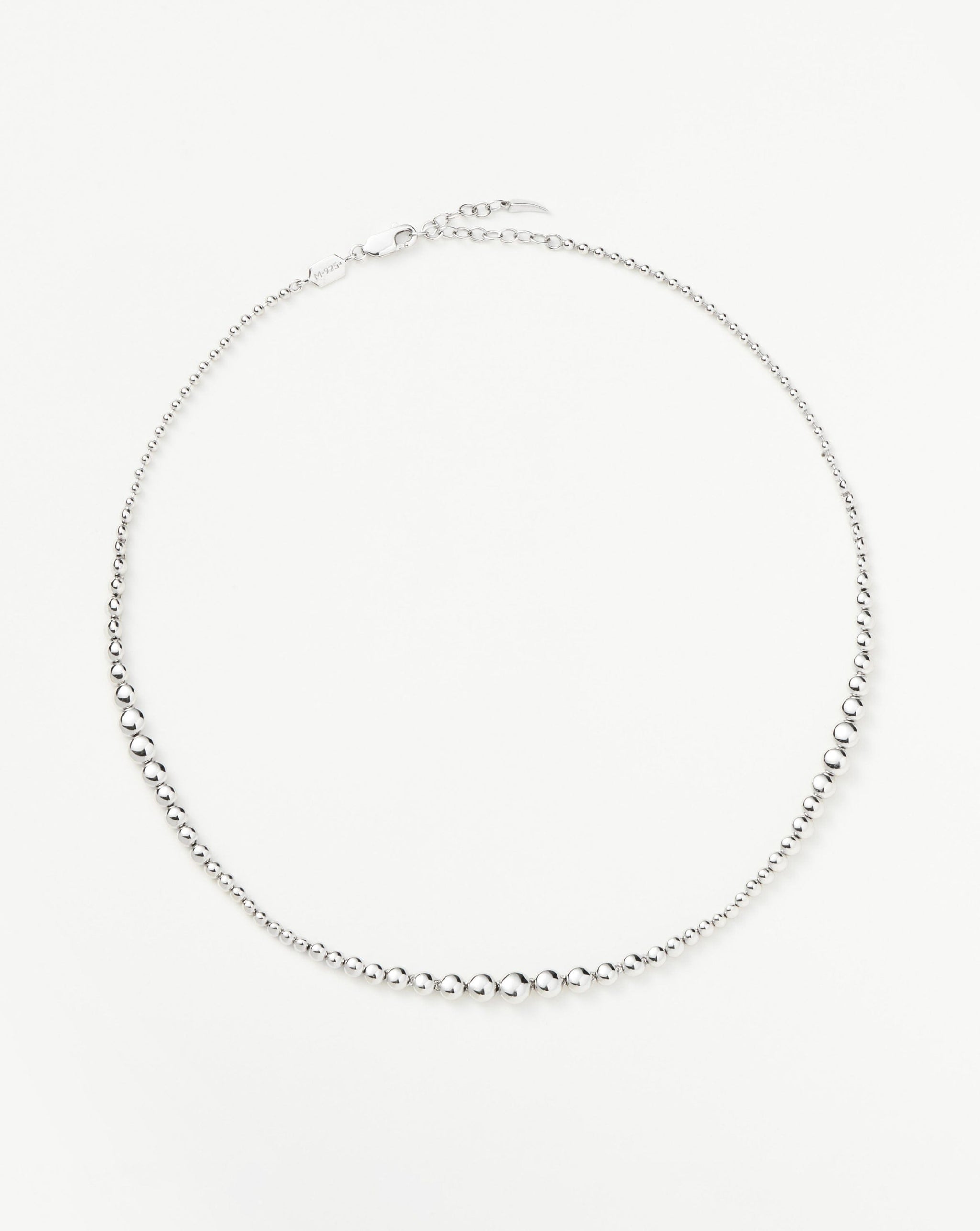 Articulated Beaded Choker | Sterling Silver Necklaces Missoma