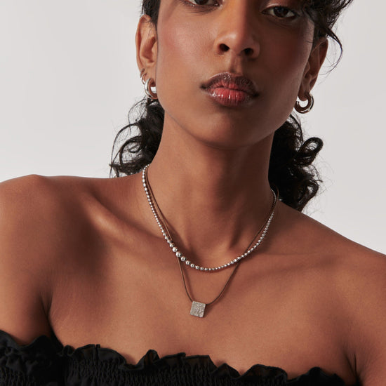 Articulated Beaded Choker | Sterling Silver Necklaces Missoma