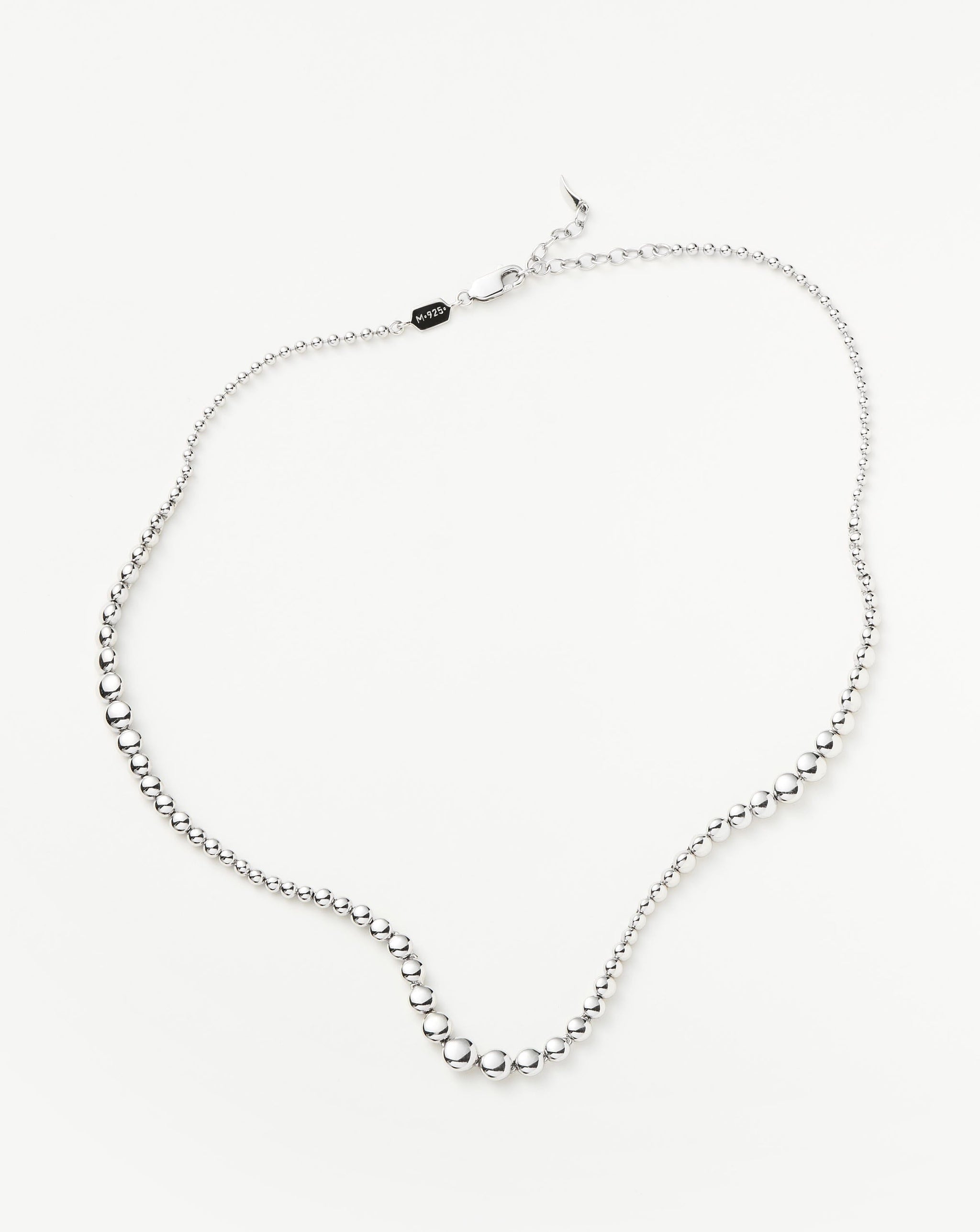 Articulated Beaded Choker | Sterling Silver Necklaces Missoma