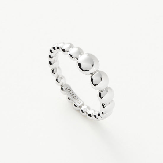 Articulated Beaded Stacking Ring | Sterling Silver Rings Missoma