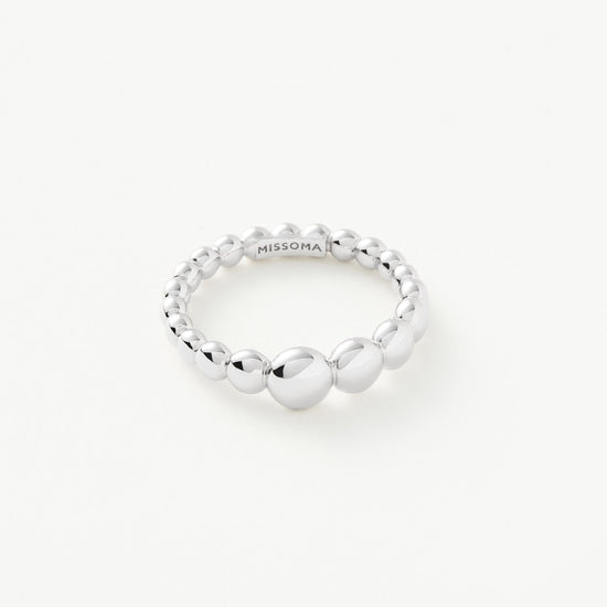 Articulated Beaded Stacking Ring | Sterling Silver Rings Missoma