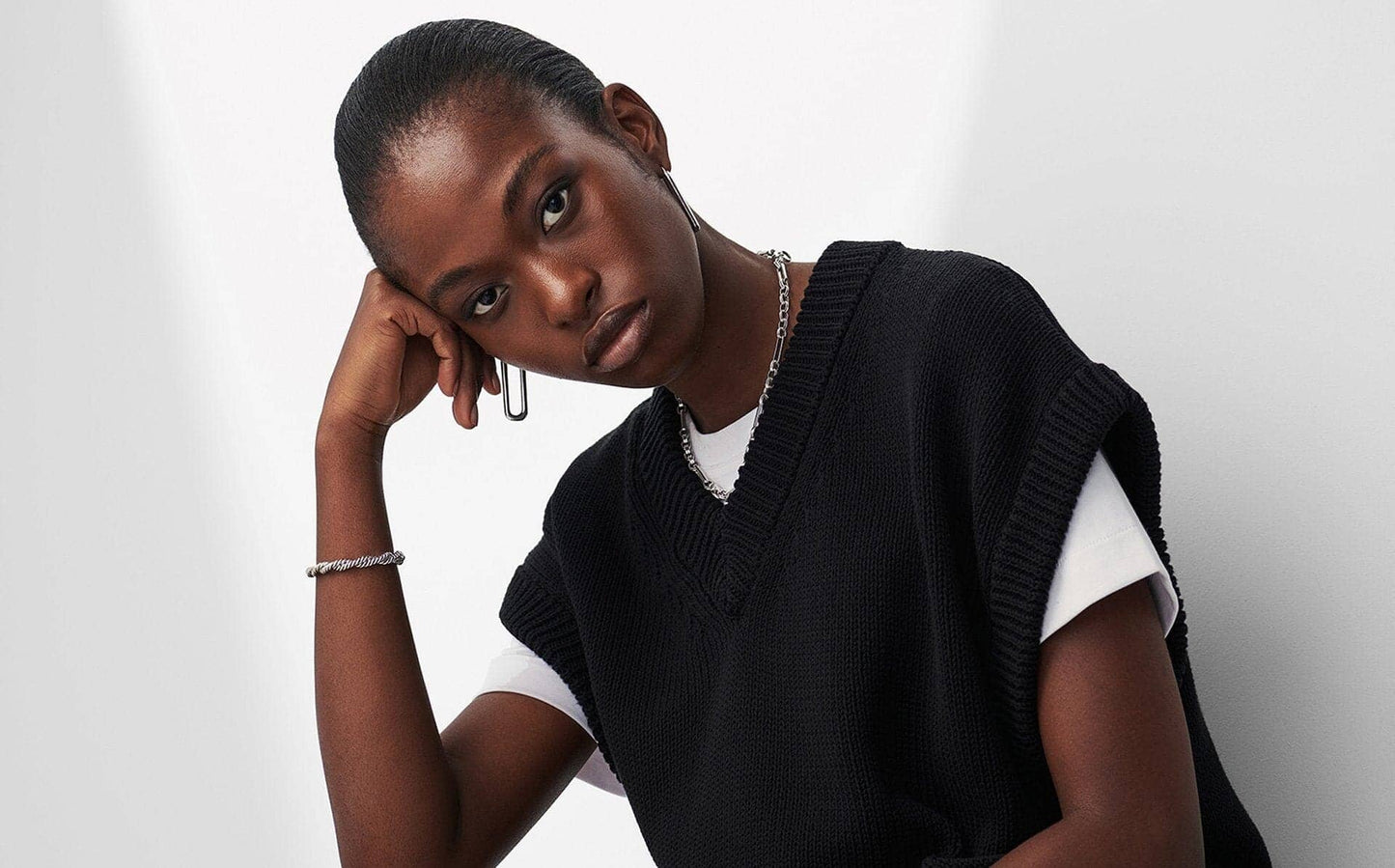 Axiom Chain Necklace | Silver Plated Necklaces Missoma