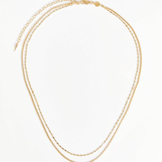 Box Link Double Chain Necklace | 18ct Gold Plated Vermeil Necklaces Missoma