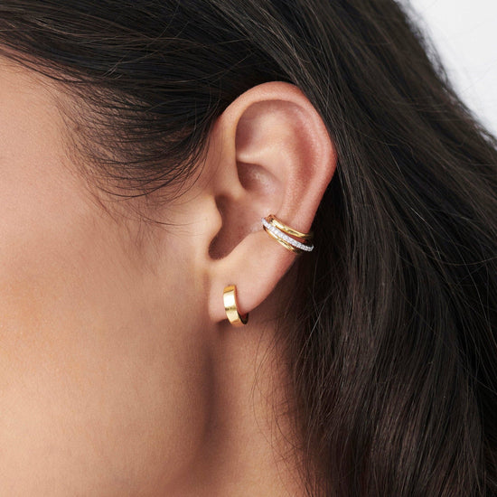 Celestial Pave Ear Cuff | 18ct Gold Plated Vermeil/Cubic Zirconia Earrings Missoma