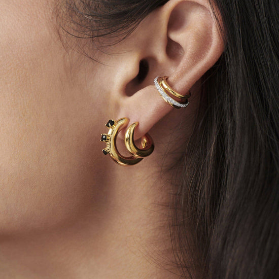 Celestial Pave Ear Cuff | 18ct Gold Plated Vermeil/Cubic Zirconia Earrings Missoma