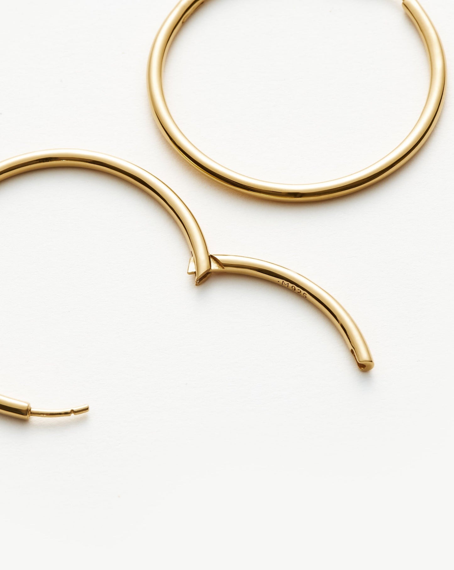 Classic Large Hoop Earrings | 18ct Gold Plated Vermeil Earrings Missoma