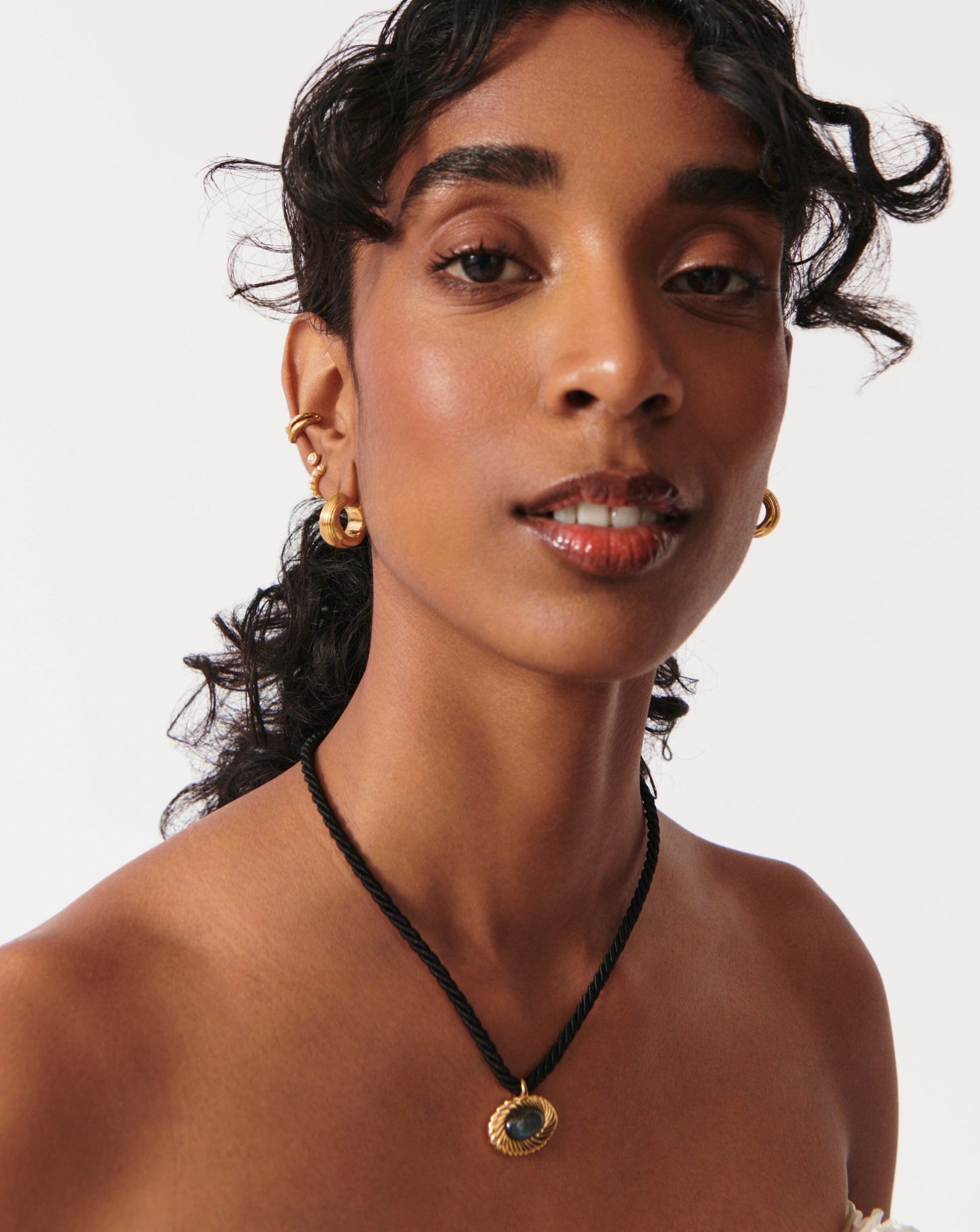 Classic Stone Stud Earrings | 18ct Gold Plated Vermeil/Cubic Zirconia Earrings Missoma