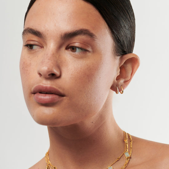 Claw Huggies | 18ct Gold Plated Vermeil Earrings Missoma