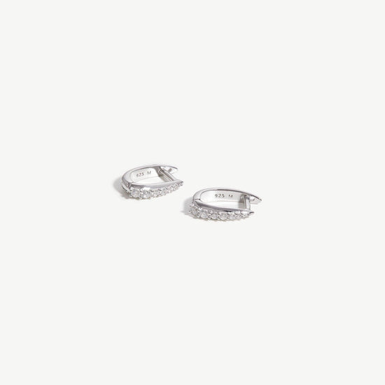 Claw Huggies | Sterling Silver/Pavé Earrings Missoma
