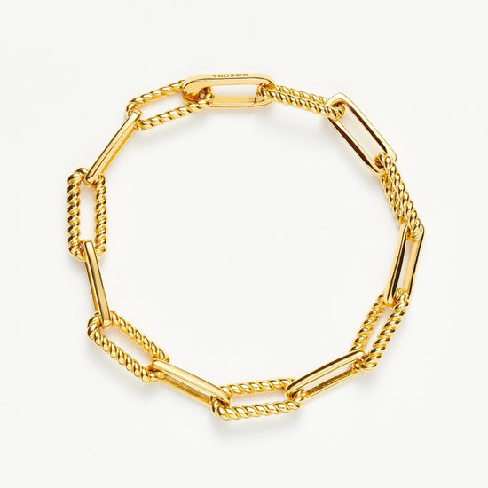 Coterie Chain Bracelet | 18ct Gold Plated Bracelets Missoma